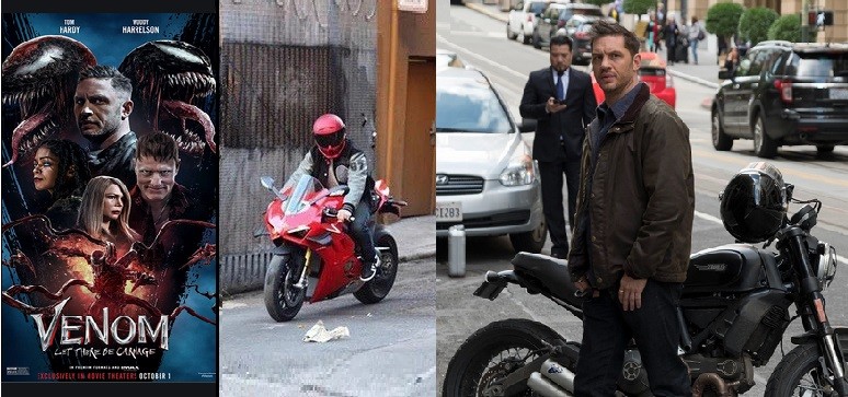 Intip Deretan Motor Tom Hardy di Film Venom 2 Bertenaga Brutal
