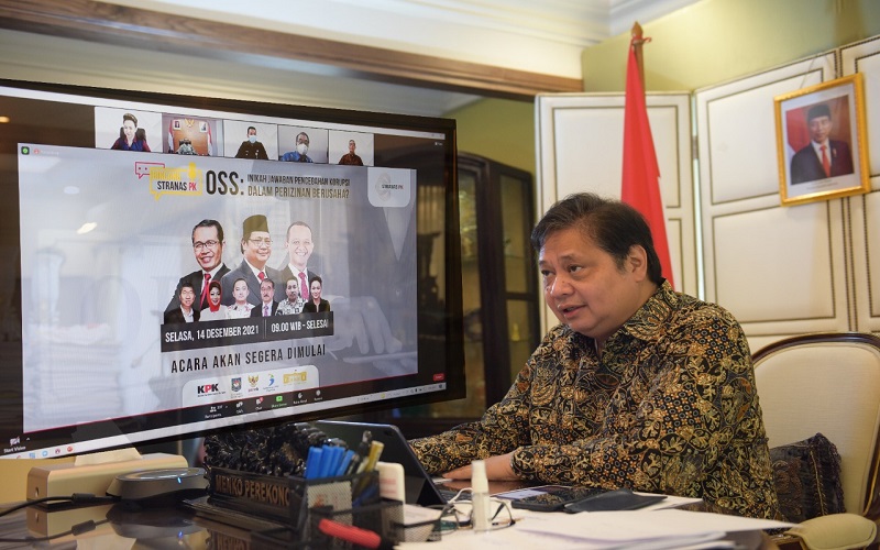 Menko Airlangga Sebut OSS Dukung Peningkatan Pertumbuhan Ekonomi Indonesia