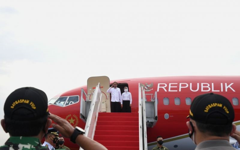 Tinjau Food Estate di Jateng, Jokowi Tanam Cabai dan Bawang Merah Bersama Petani