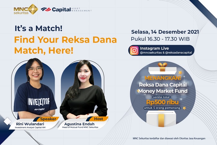  Intip Strategi Jitu Investasi Reksa di 2022, Simak IG Live MNC Sekuritas Sore Ini Pukul 16.30 WIB