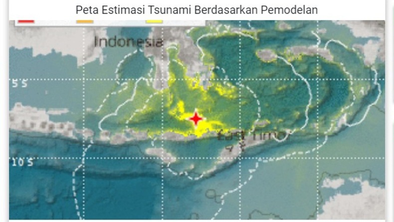 BMKG: Peringatan Tsunami di NTT Tidak Berlaku untuk Wilayah Sulut