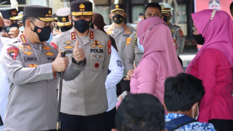 Omicron Ditemukan di Indonesia, Kapolri Minta Percepat Vaksinasi dan Disiplin Prokes 