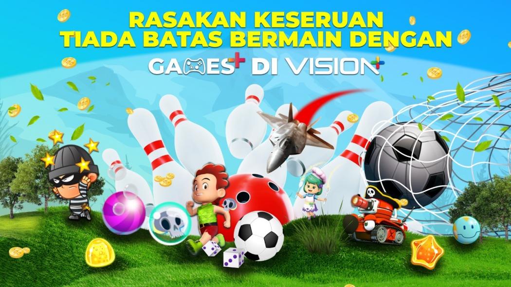 Puluhan Game dengan Berbagai Pilihan Menarik Hadir di Fitur Games+ Aplikasi Vision+ 
