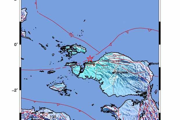 Dini Hari, Kota Sorong Alami Gempa hingga Tiga Kali 