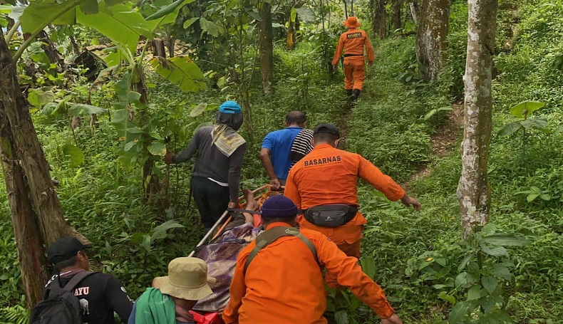2 Warga Terperosok di Gunung Bitung Ciamis, Bertahan 11 Jam di Dalam Jurang