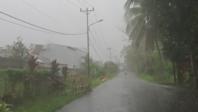 Sulut Masih Diguyur Hujan hingga Siang Hari