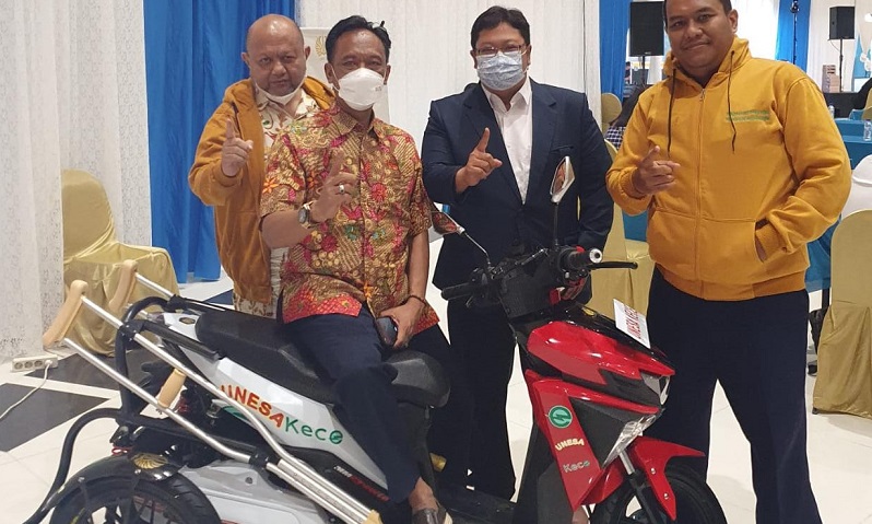 Unesa Luncurkan Sepeda Motor Elektrik untuk Penyandang Disabilitas