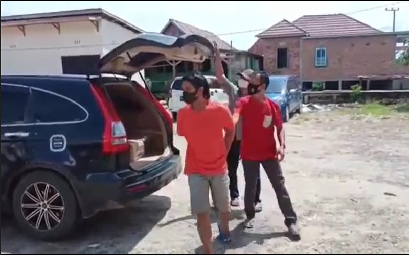 Terekam CCTV, Pemuda Palembang Ini Mencuri Alat Tambal Ban di Ogan Ilir 