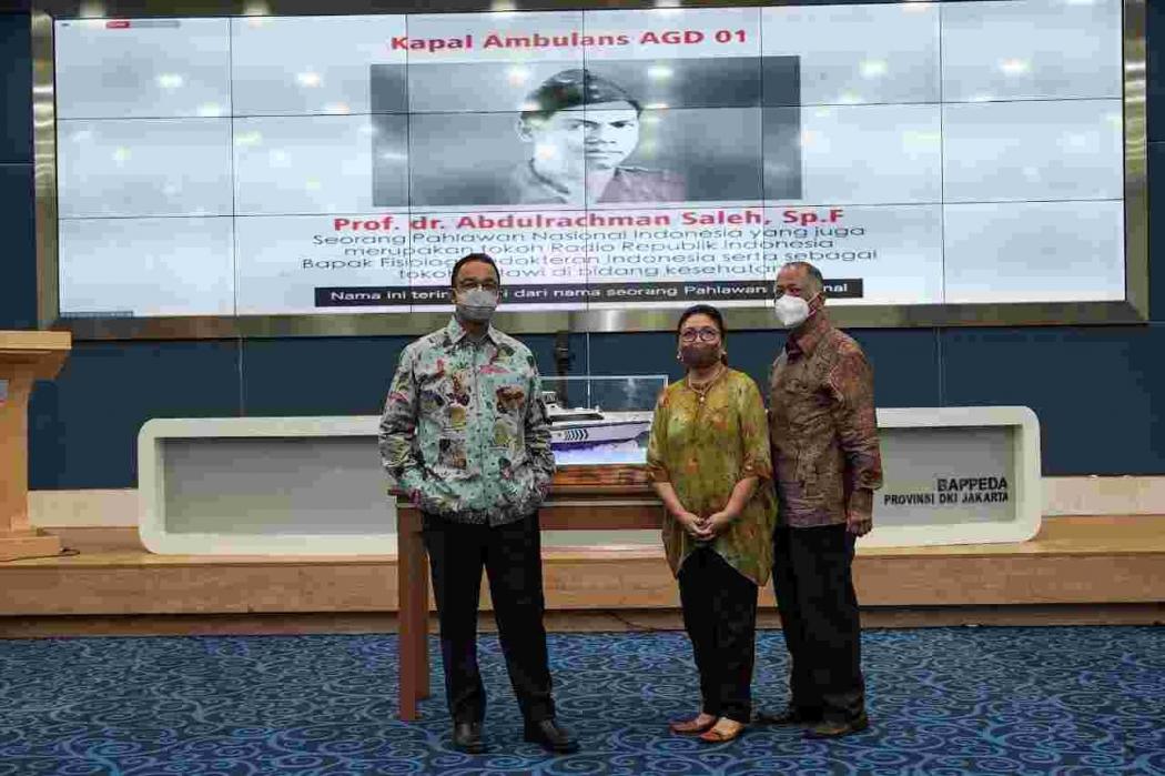 Perluas Akses Layanan Kesehatan di Kepulauan Seribu, Anies Luncurkan Kapal Ambulans