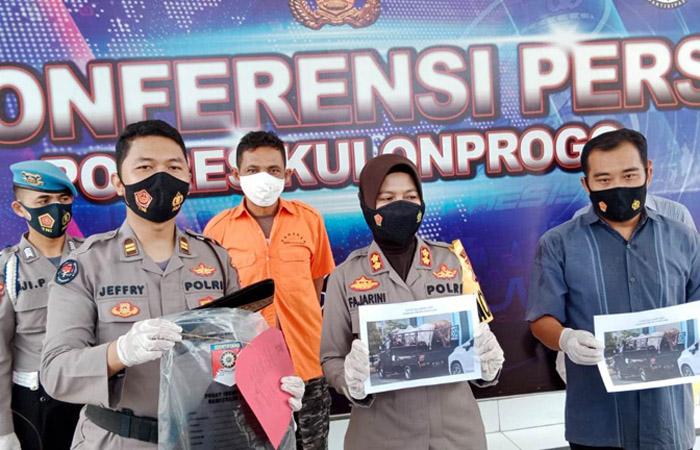 Haji Abal-Abal Ditangkap Polisi Tipu Pedagang Sapi Senilai Rp23 Juta