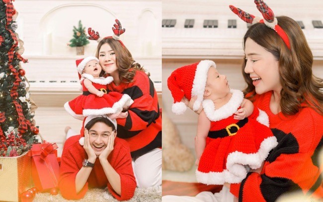 Kado Terindah, Felicya Angelista dan Caesar Hito Rayakan Natal bersama Anak Pertama
