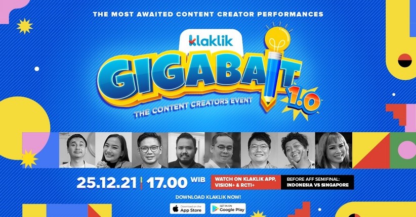 Ikuti Keseruan Klaklik Gigabait 1.0 Bersama Raditya Dika dan Evelina, Pemenang Online Casting Ikatan Cinta Season 1