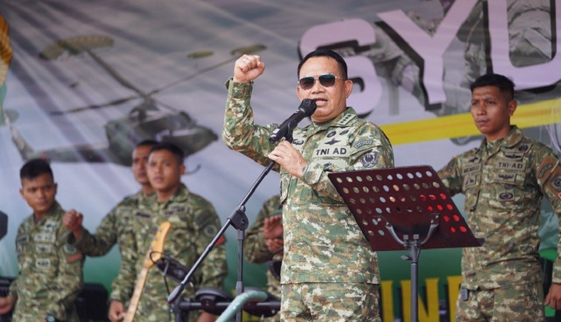 KSAD Jenderal Dudung : Hati Pemimpin Harus Sama dengan Hati Nurani Prajuritnya