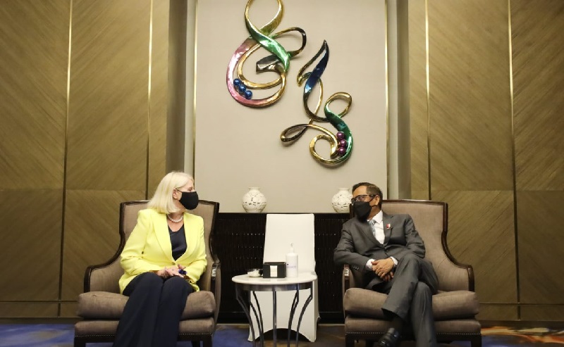 Mahfud MD Bertemu Mendagri Australia, Bahas Isu Terorisme dan Keamanan Siber