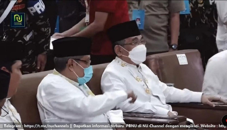 KH Yahya Cholil Staquf dan KH Said Aqil Maju Putaran Kedua Pemilihan Calon Ketua Umum PBNU 