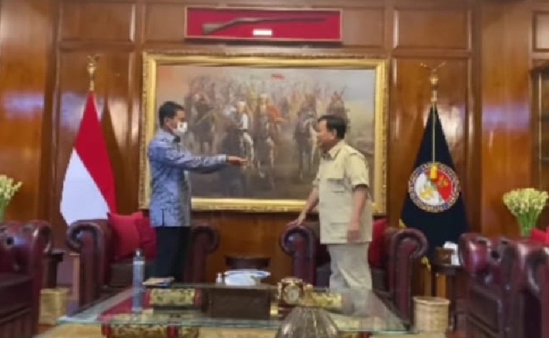 Bertemu di Kemhan, Prabowo Terkejut Sandiaga Jalan Kaki dari Kantor Kemenparekraf