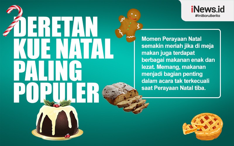 Deretan Kue Natal Paling Populer, Enak dan Legendaris
