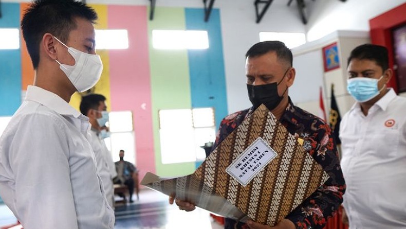 4 Narapidana Lapas Gorontalo Terima Remisi Khusus Natal