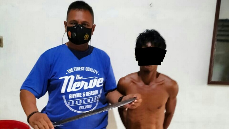 Salah Paham, Petani Kelapa di Bolsel Tebas Teman Pakai Parang