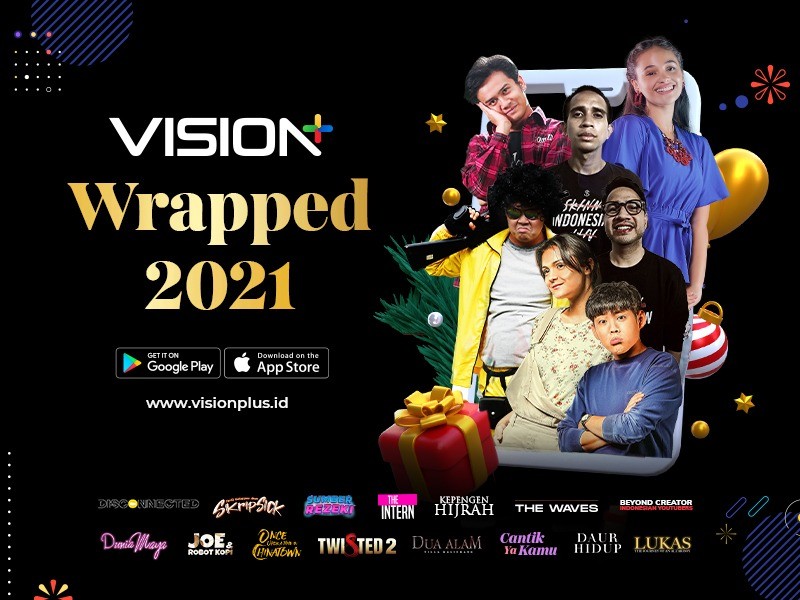 Vision+ Wrapped 2021: Ini Kilas Balik Series 1 Tahun Terakhir, Siap Sambut Originals Baru di 2022