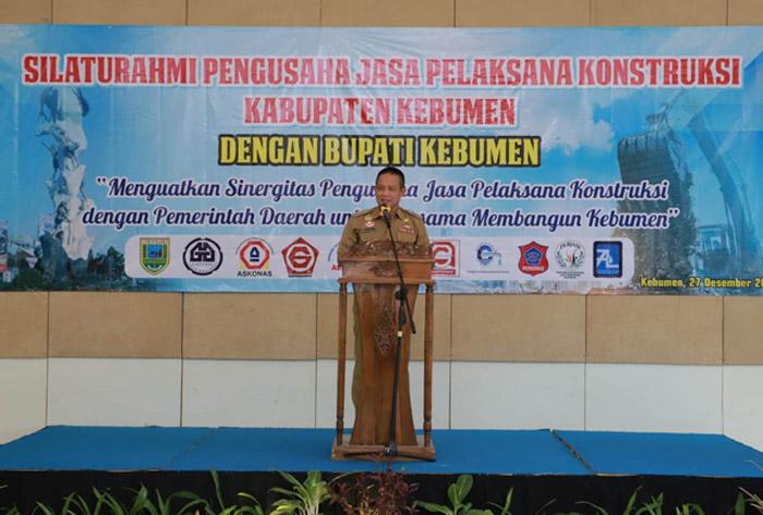 Bupati Ajak Pengusaha Jasa Konstruksi Bangun Kebumen Lebih Maju