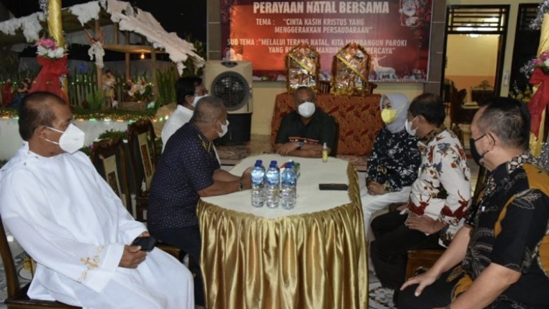 Natal di Gorontalo Aman dan Lancar, Gubernur: Alhamdulillah Masyarakat Hidup Rukun