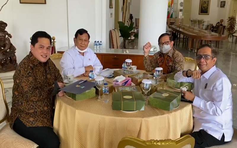 Erick, Mahfud, Prabowo, Pramono Kumpul di Istana Bogor Bahas Persoalan Serius, Apa Itu?