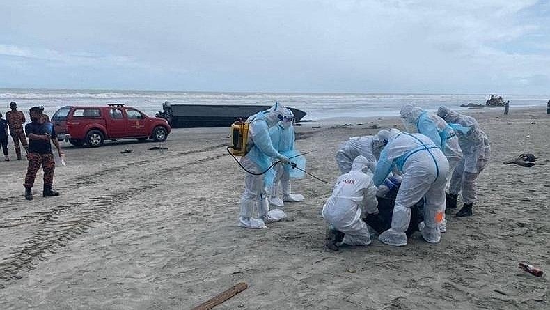 Kapal Diduga Pembawa WNI Kecelakaan Lagi di Johor Malaysia, 5 Tewas dan 1 Hilang