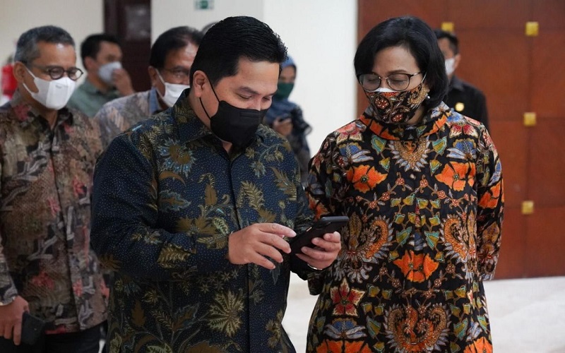 Erick Thohir Sebut Laba Bersih BUMN Meningkat Jadi Rp61 Triliun di 2021