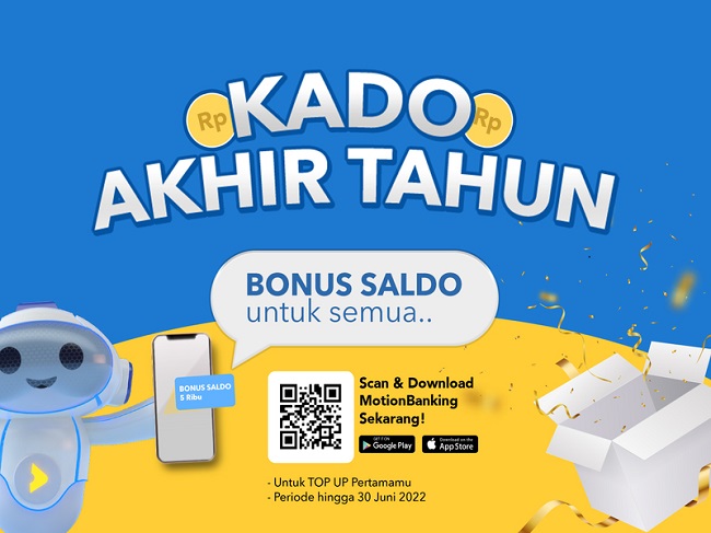 Pacu Kebiasaan Menabung, MotionBanking Gelar Program Bonus Saldo Incoming Transfer  
