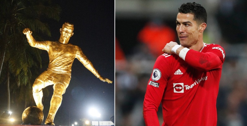 Patung Cristiano Ronaldo Senilai Rp230 Juta Tuai Kritik di India, Ini Alasannya