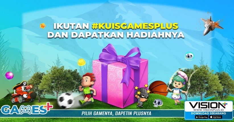 Mainkan Games+ dan Ikuti #KuisGamesPlus di Instagram Sekarang!