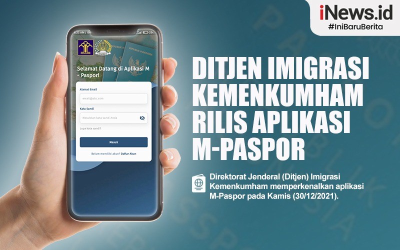 Ditjen Imigrasi Kemenkumham Luncurkan Aplikasi M-Paspor