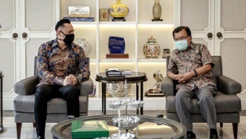 Ditemui AHY, Ini Pesan JK Dalam Menghadapi Kisruh Demokrat
