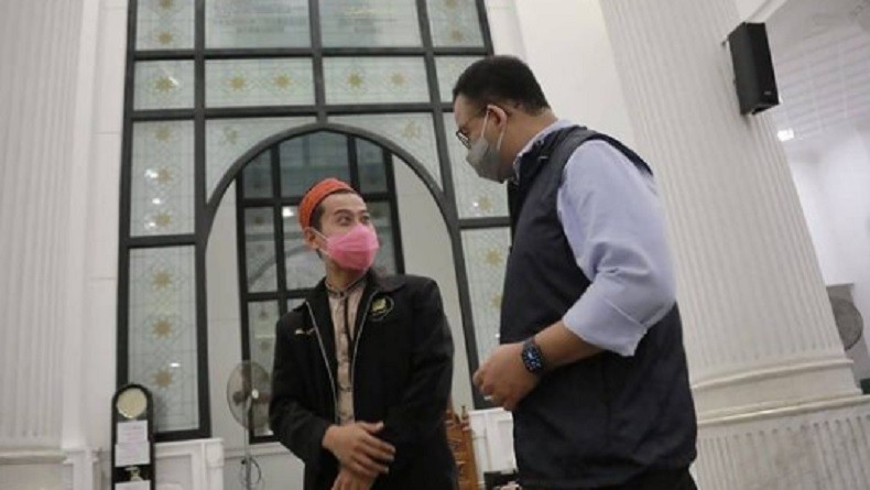 Kagum Dengar Suara Imam Masjid Ramlie Musofa, Anies: Tak Disangka Baru 22 Tahun