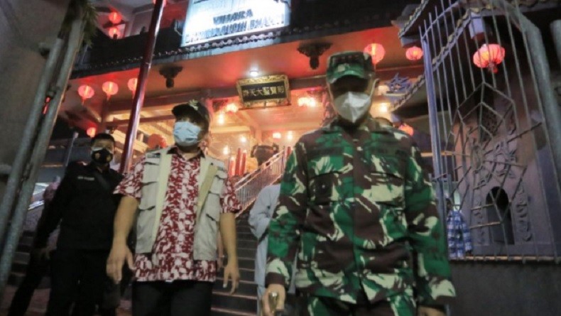 Imlek 2021, Wali Kota Tangerang Pantau Ibadah di Wihara Pastikan Penerapan Prokes  