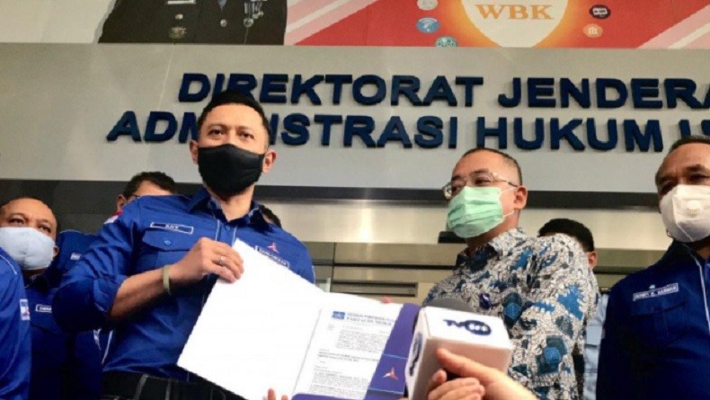 Kisruh Demokrat, Kemenkumham Akan Pelajari Dokumen yang Diserahkan AHY