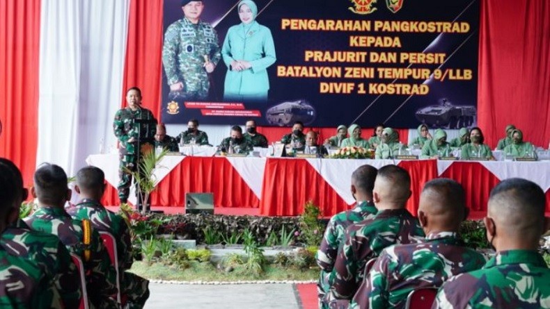 Kunjungi Batalyon Zipur 9 Kostrad, Letjen Dudung: Hindari Fanatik Berlebihan Terhadap Agama 