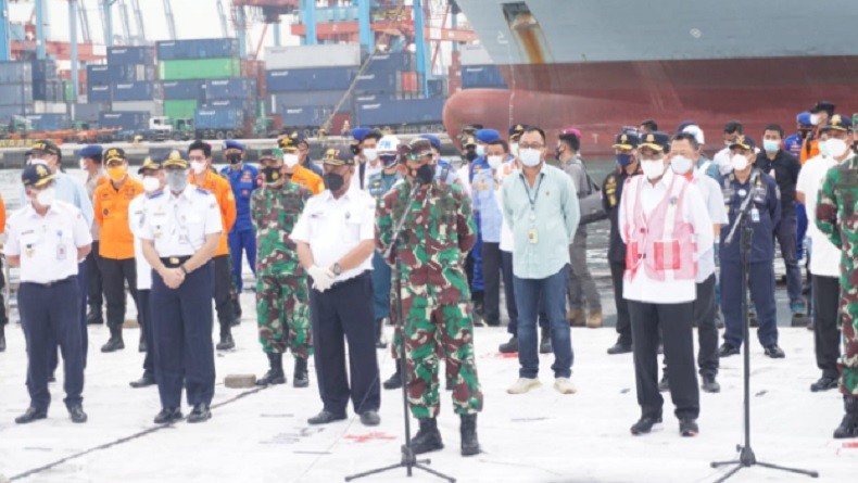 FDR Kotak Hitam Ditemukan, Panglima TNI: Tim SAR Gabungan Lanjut Cari CVR Pesawat Sriwijaya Air