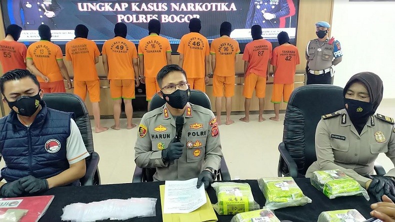 Bandar Narkotika di Bogor Terindikasi Sindikat Internasional, Polisi Temukan Cap Guanyinwang