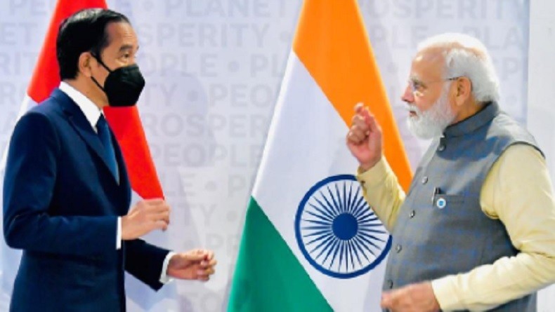 Bertemu PM Modi, Jokowi Singgung Perkembangan Covid-19 di Indonesia dan India