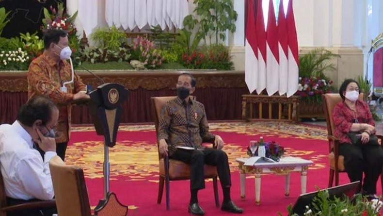 Pertemuan Parpol Koalisi dengan Jokowi, Prabowo: Suara Perkeruh Keadaan Tidak Perlu Dihiraukan