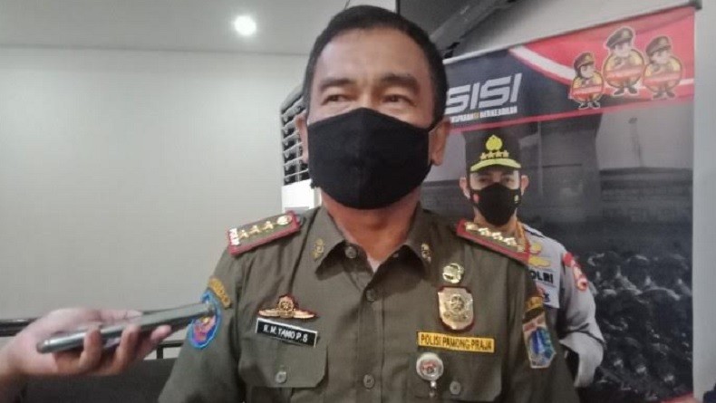 Ratusan PMKS di Jakbar Terjaring Razia Satpol PP termasuk Ondel-Ondel dan Manusia Silver 