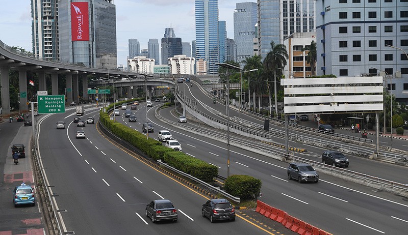 Jakarta PPKM Level 3, Volume Kendaraan Turun 22 Persen