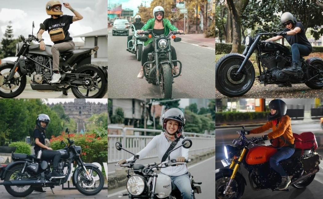 6 Artis Cantik Hobi Naik Moge, Nomor 5 Terlihat Seksi saat Menunggangi Kuda Besi