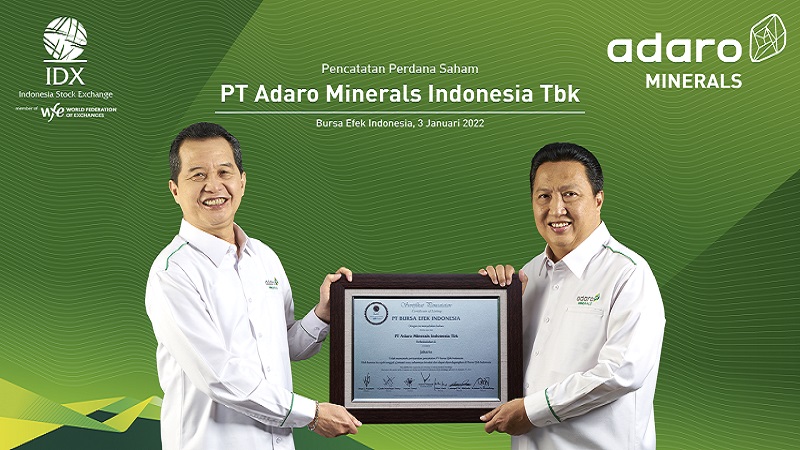 Baru IPO, Saham Adaro Minerals Melesat 35 Persen Sentuh Auto Reject Atas