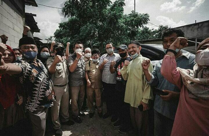 Kunjungi Kampung Muka Pademangan, Anies Pastikan 1.000 KK Dapat IMB Kolektif