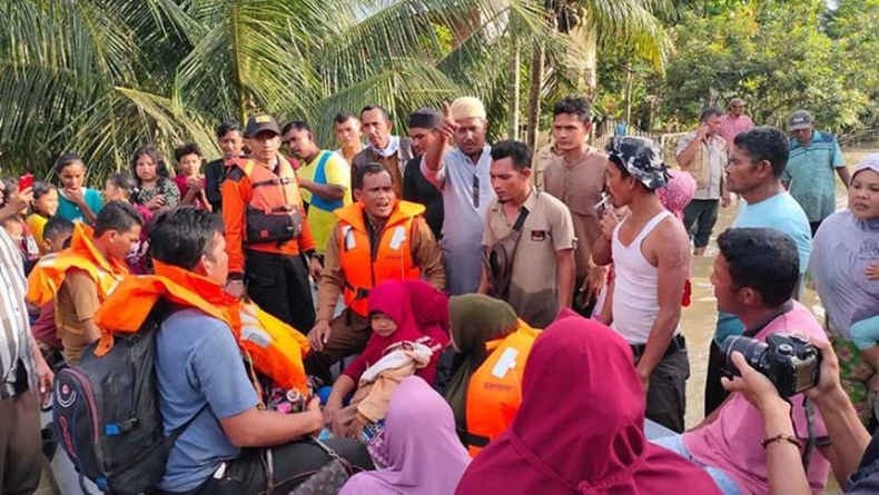 4 Ibu Hamil Terjebak Banjir di Aceh Timur, Salah Satu Akan Melahirkan