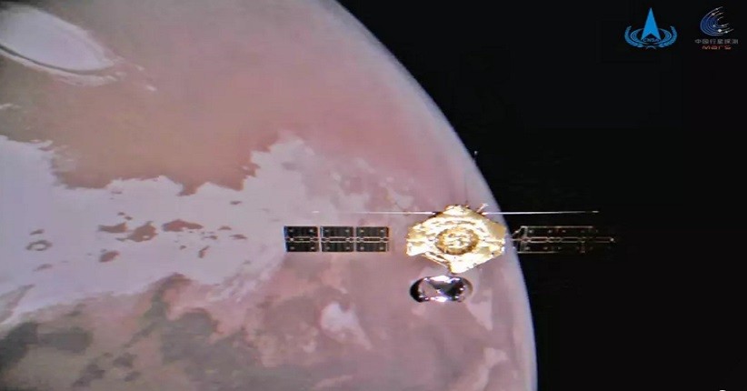 Pesawat Luar Angkasa Mars China Pamer Foto Selfie, Begini Penampakannya 