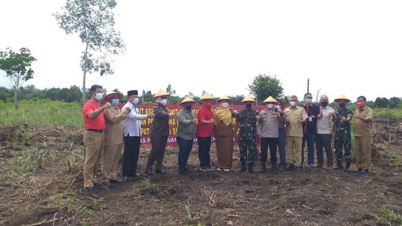 Pemkab Bangka Selatan Salurkan Bantuan Bibit Sawit ke Masyarakat